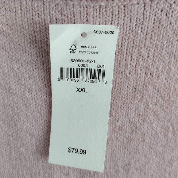 Gap NEW Soft & Stretchy Mock-Neck Long Slv Sweater Dress in Mauve Mist XXL - Picture 8 of 10